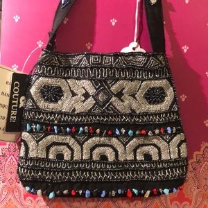 NWT BARGANZA & COUTURE SILK PURSE